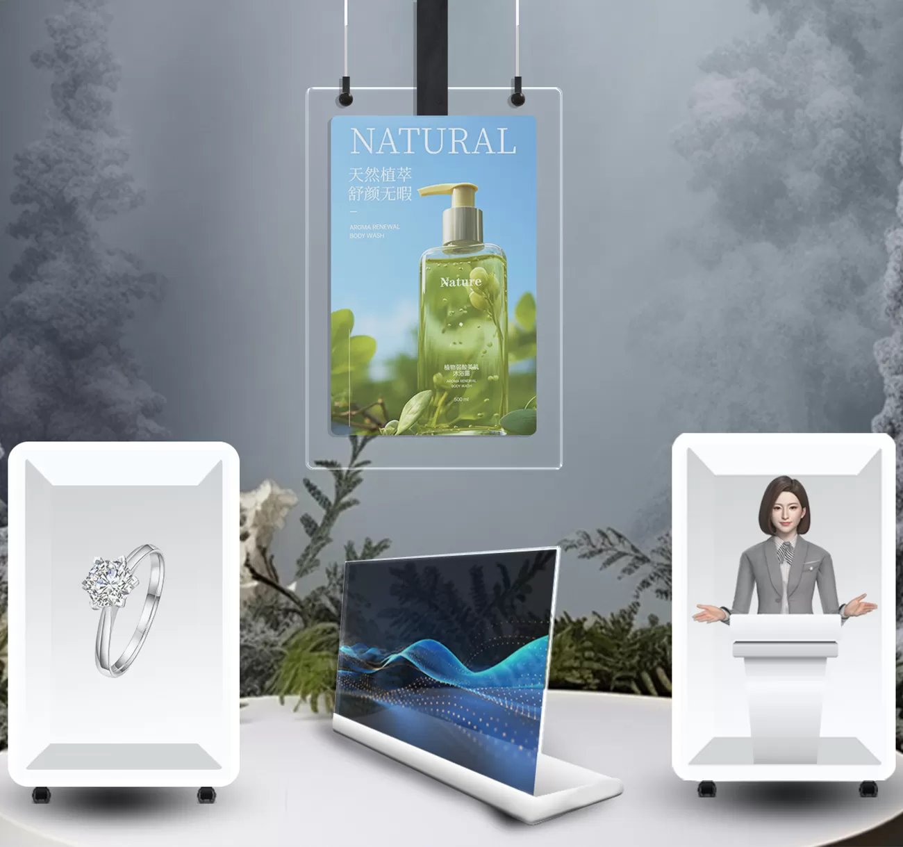 OLED 투명 스크린 OLED 투명 스크린
